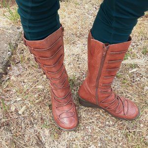 Gorgeous Upper Leather Mid-Calf Boots by Owen size 5.5